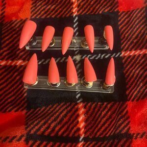 Set of 20 Hot Pink Stiletto Press On Nails!! All Nails are on sale!!